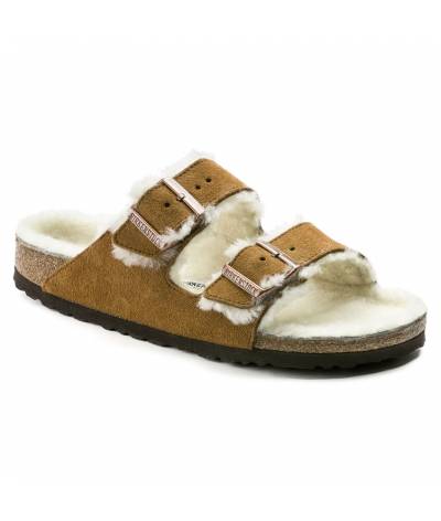 Sandalia Birkenstock Arizona mink 1001135 vl sheepskin