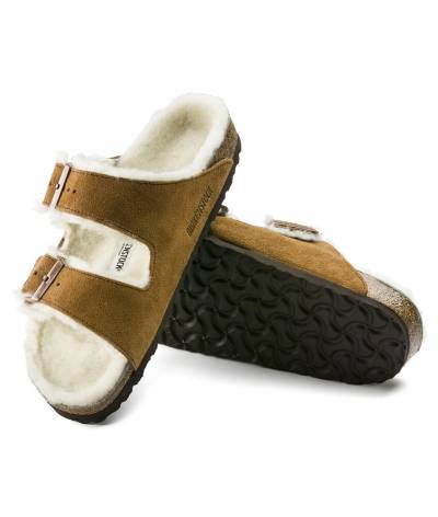 Sandalia Birkenstock Arizona mink 1001135 vl sheepskin