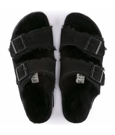 Sandalia Birkenstock Arizona black 752663 vl sheepskin