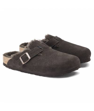 Zueco Birkenstock Boston mocca shearling 1020529