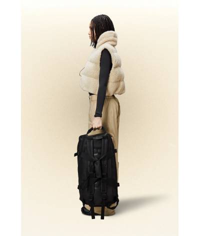 Mochila maleta Rains texel duffel small Black