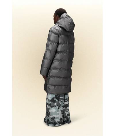 Parka Rains alta long puffer jacket grey