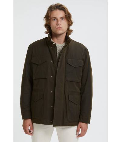 Cazadora Baracuta waxed field