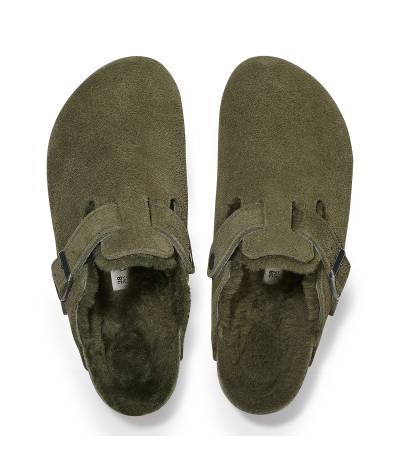 Zueco Birkenstock Boston thyme shearling 1025667