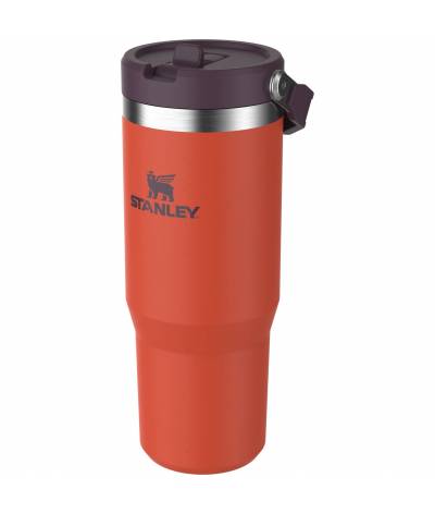 Bote pajita Stanley abatible 0,89 L Naranja