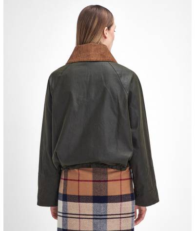 Chaqueta Barbour beauly wax olive beech