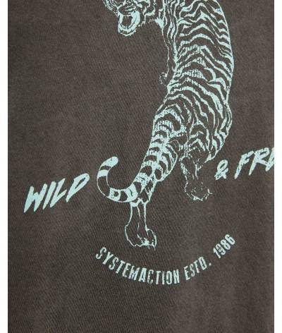 Camiseta Systemaction estampada tigre