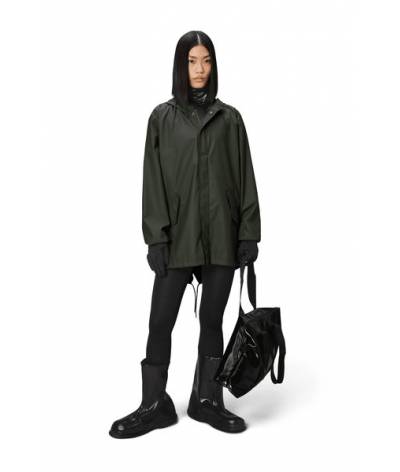 Chubasquero Rains fishtail jacket green