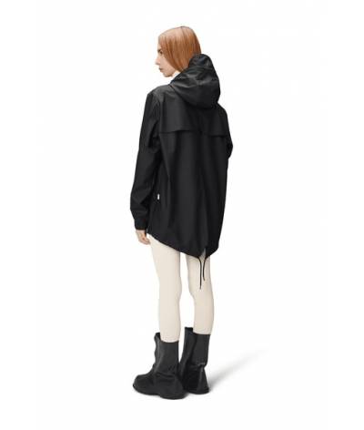 Chubasquero Rains fishtail jacket Black