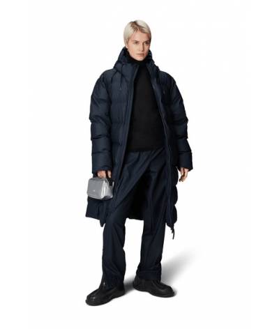 Parka Rains alta long puffer jacket navy