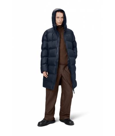 Parka Rains alta long puffer jacket navy