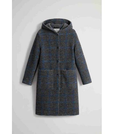 Abrigo woolrich hooded long