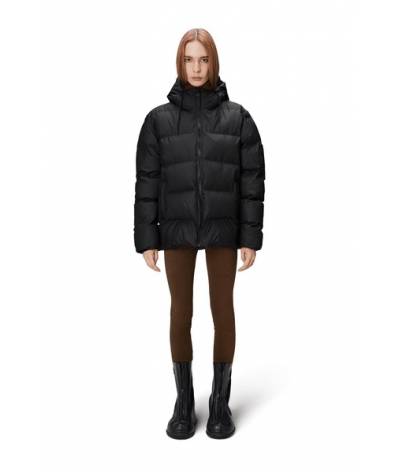 Cazadora Rains alta puffer jacket black