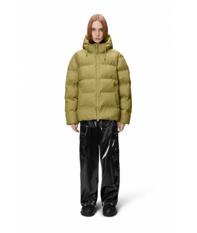 Cazadora Rains alta puffer jacket khaki