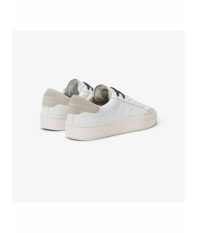 Zapatilla Sun68 Street leather blanca gris