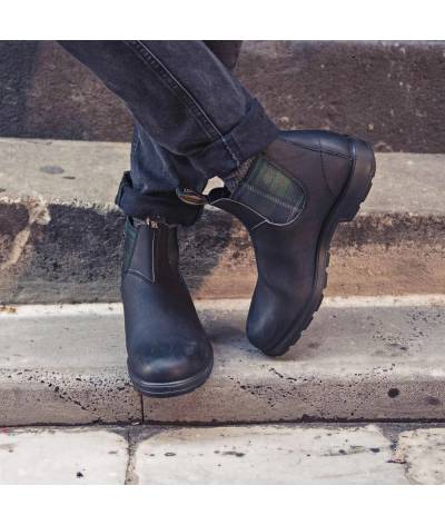 Botas Blundstone 1614 black tartan verde