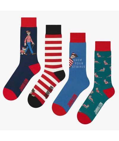 Calcetines Jimmy lion where´s Wally pack